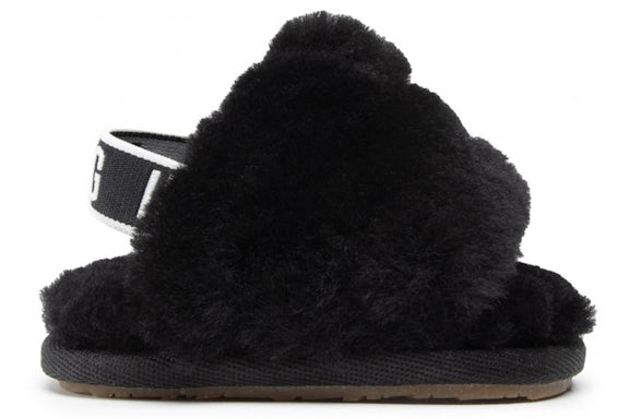 UGG Fluff Yeah Slide Black (Infant)