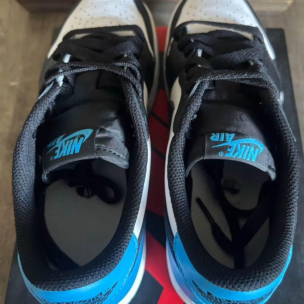 Used - Air Jordan 1 Retro Low OG Black Dark Powder Blue (GS) - US 6Y - detail 3